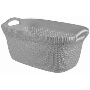 Curver korpa za čisti veš 40L cisti siva KNIT 
