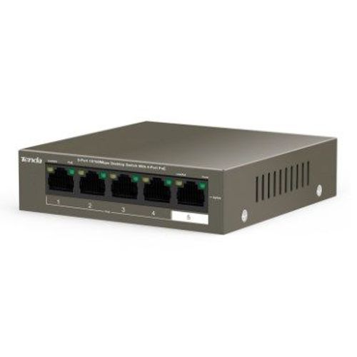 x-Tenda TEF1105P-4-63 * LAN 5-Port 10/100 POE Switch RJ45 ports (2660) fo slika 2