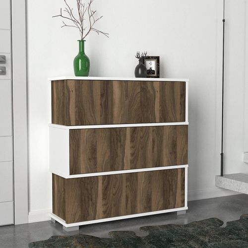 Napolyon - White, Walnut White
Walnut Shoe Cabinet slika 1