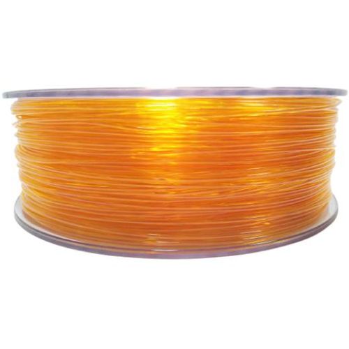 Filament za 3D printer, PET-G, 1.75 mm, 1 kg, prozirna narančasta slika 1