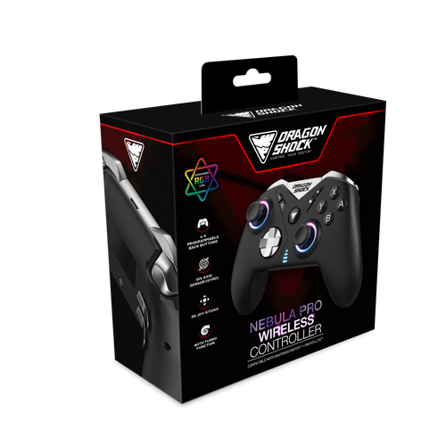 DRAGONSHOCK NEBULA PRO WIRELESS CONTROLLER BLACK SWITCH slika 7