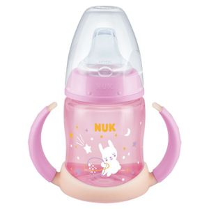 NUK Prelazna flašica koja svijetli u mraku First Choice 6-18mj 150ml, Roza