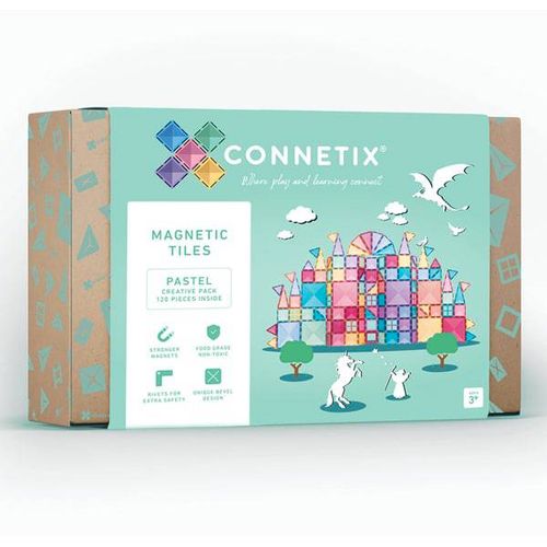 Connetix Magnetni konstruktor Creative Pack Pastel 120 delova slika 8