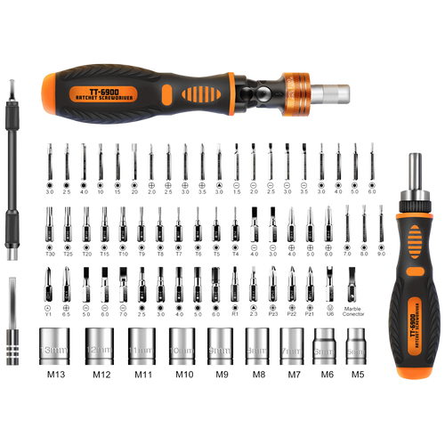 Toman Set alata, profesionalni komplet, 69 kom - TT6900 slika 3