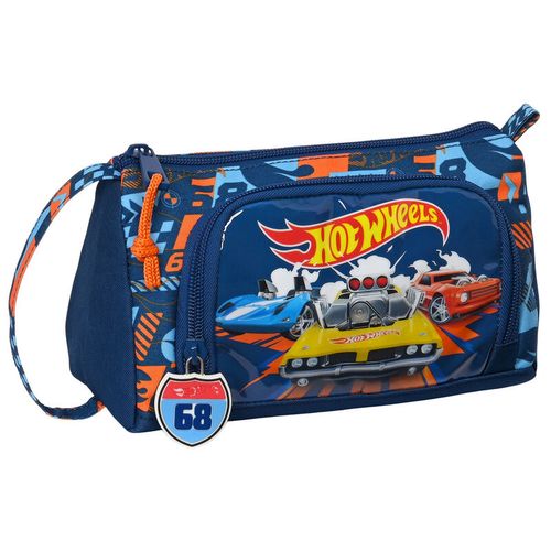 Hot Wheels Speed Club filled pencil case with drop-down pocket slika 1