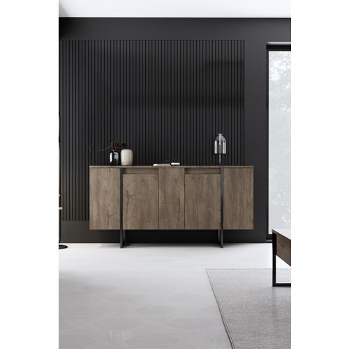 Luxe - Walnut, Black WalnutBlack Console slika 3