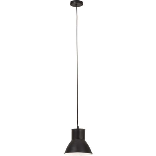 Viseća svjetiljka 25 W crna okrugla 17 cm E27 slika 3