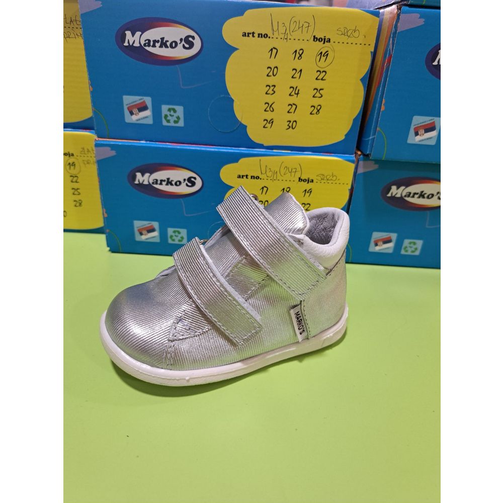 Marko'S Dječije cipele M3/1-247, Silver slika 4