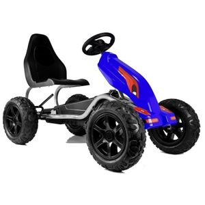 Gokart na pedale B012 - gume na pumpanje - plavi