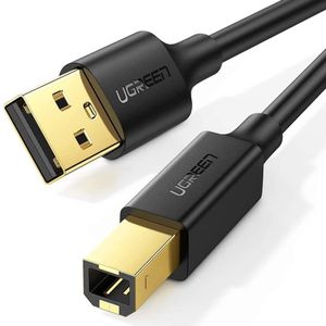 Ugreen USB tip B (muški) na USB 2.0 (muški) printer kabel, 480Mbps, 2M, crni