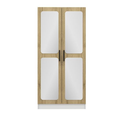 Woody Fashion Garderoba, Kale Mirror Walnut - 210 slika 5