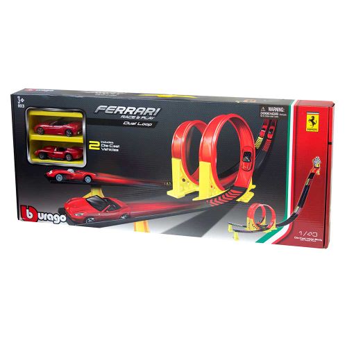 Burago Ferrari  Dual Loop Playset 1:43 slika 1