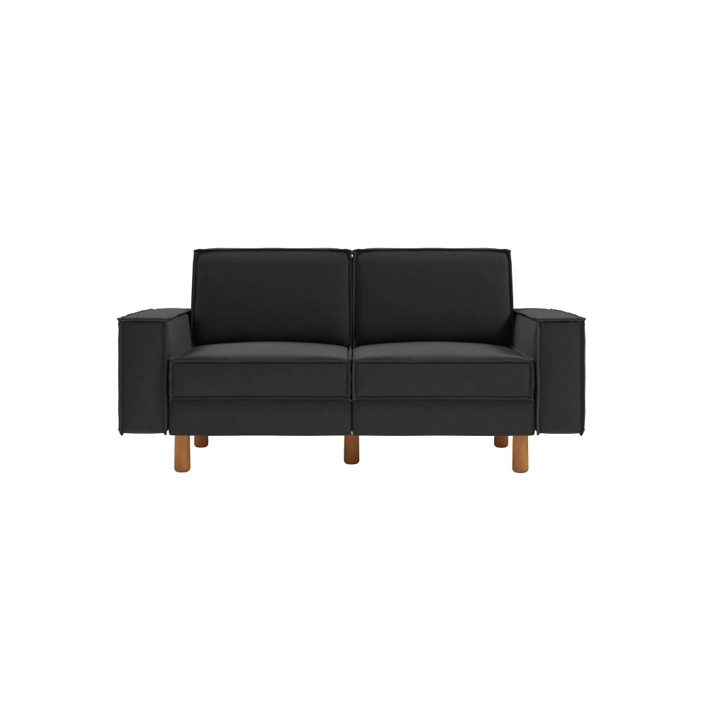 Dvosjed Sofa Sparrow 2 - boje: noćno siva orah slika 2