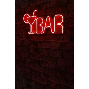 Wallity Ukrasna plastična LED rasvjeta, Bar - Red