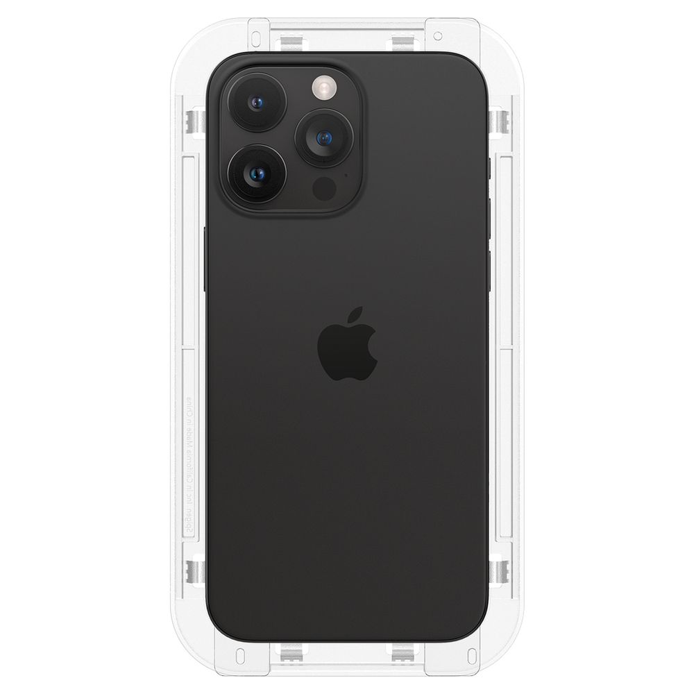 Spigen Glass tR EZ Fit (Privacy) 2 Pack, transparency - iPhone 15 Pro Max slika 7
