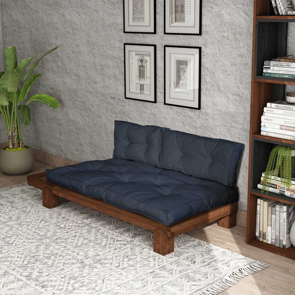 Lounger CPT8382-200 u boji oraha i mornarsko plave slika 3