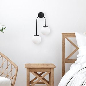 Jewel - 10575 Crna i Bijela Zidna Lampa
