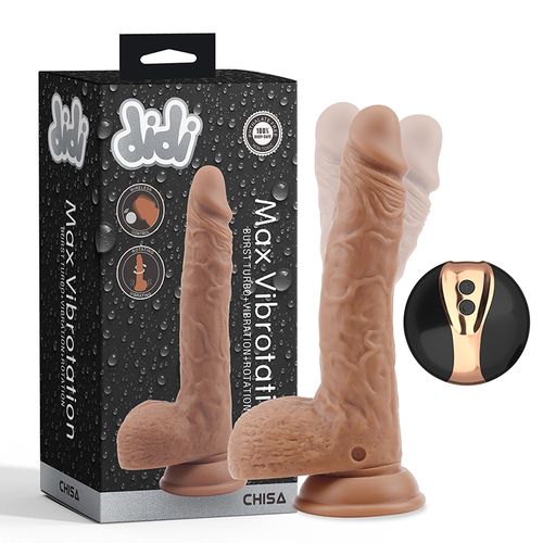 Rotirajuci vibro dildo sa bezicnim daljinskim Max Vibrotation slika 1