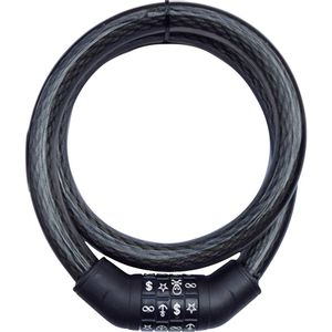 Security Plus SPS 100 kabelski lokot  crna  zaključavanje sa simbolima