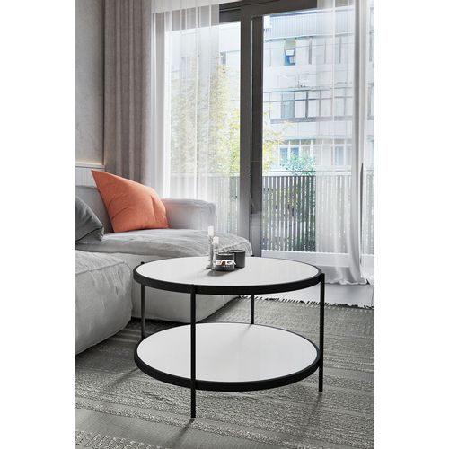 Bella - White White Coffee Table slika 3