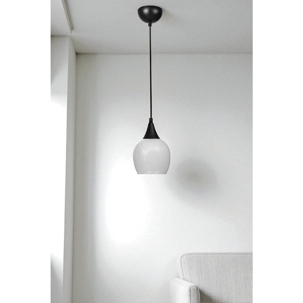 Opviq Luster 468, Bijela, Crna slika 1