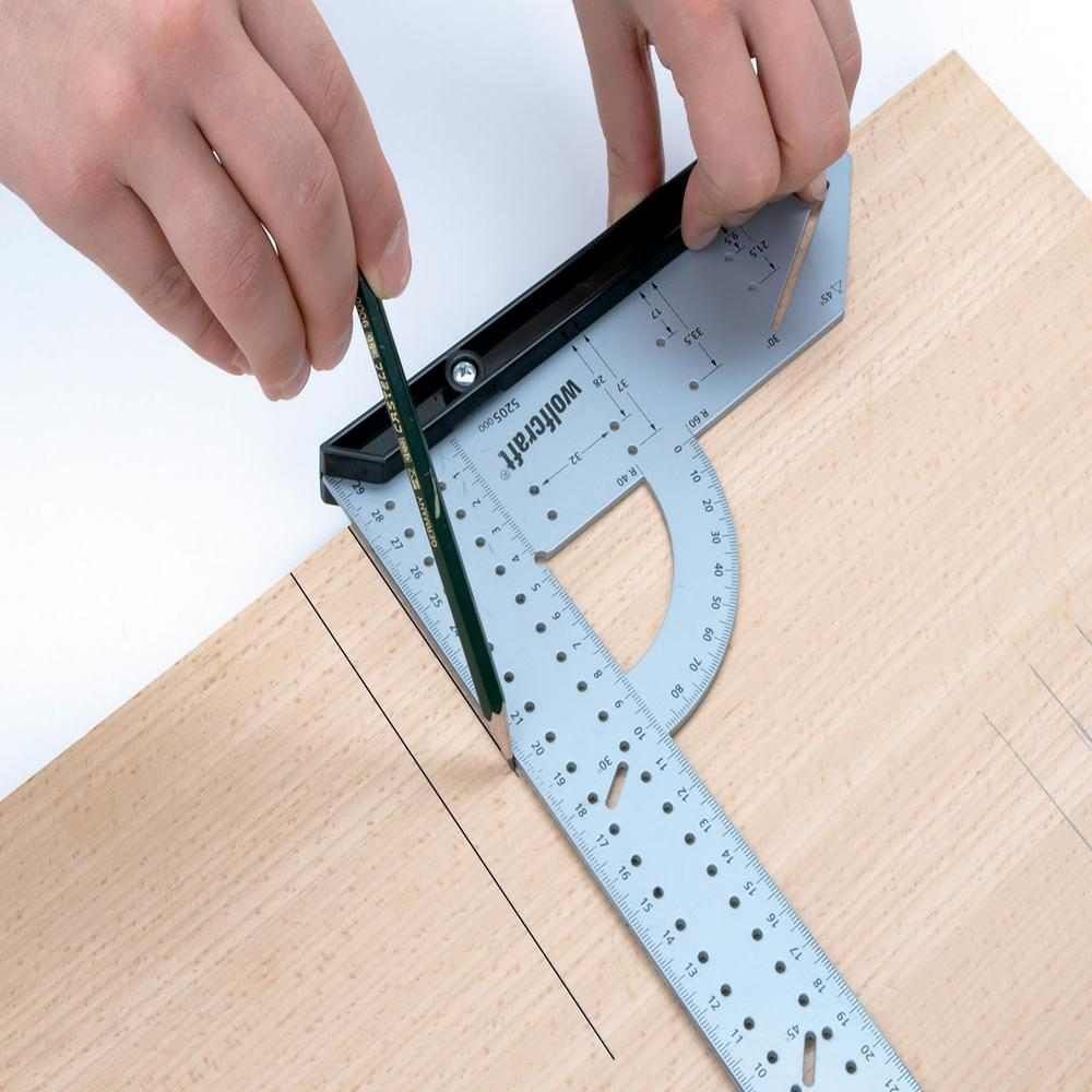 Wolfcraft Kutnik / Uglomjer Univerzalni 200 x 300 mm - 5205000 slika 10
