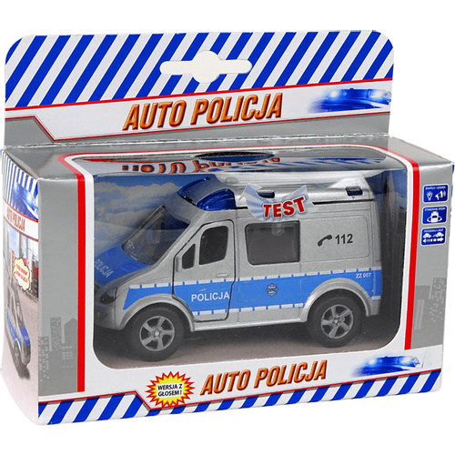 Metalni policijski kombi sa sirenom slika 4