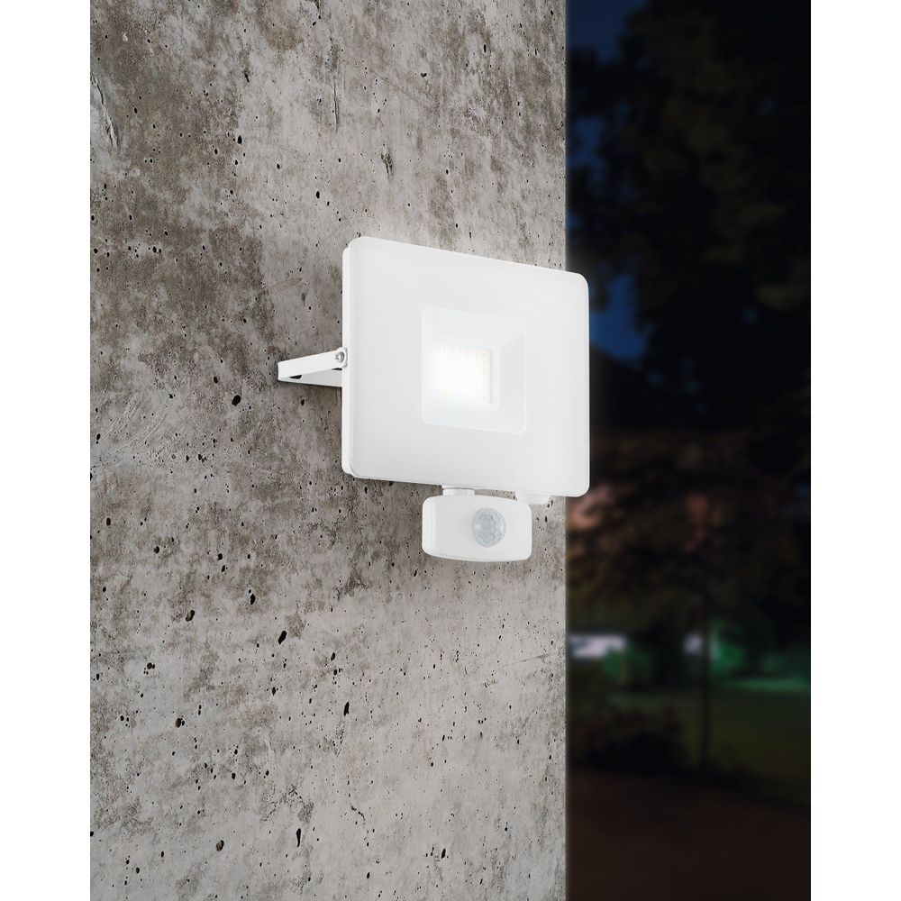 Eglo Faedo 3 vanjska/reflektor, led, 30w, sa senzorom, bijela  slika 2