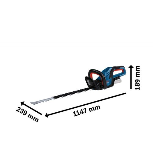 BOSCH Akumulatorski trimer za živicu GHE 18V-60 Solo slika 2