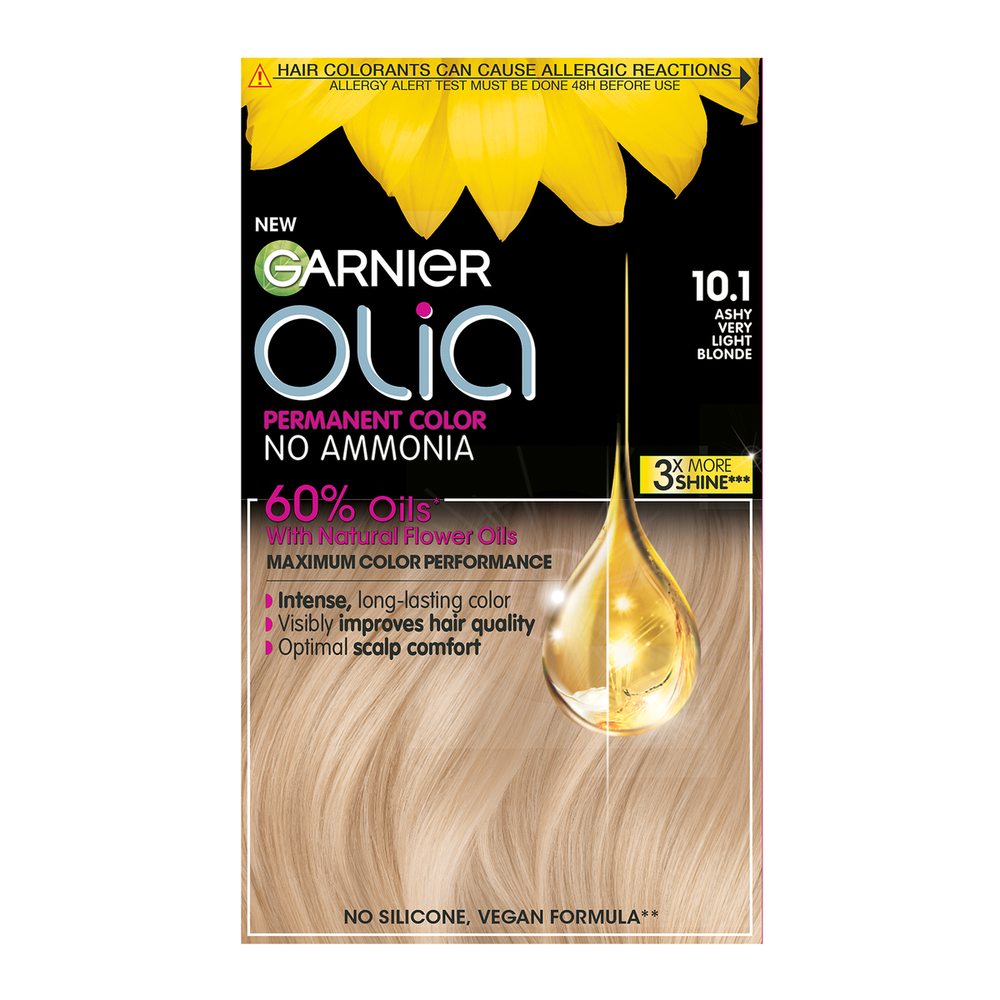Garnier Olia 10.1 Pepeljasto izrazito svijetlo plava boja za kosu slika 1