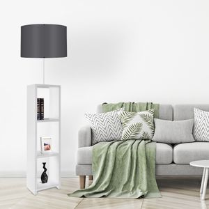 Opviq AYD-1800 White
Grey Wooden Floor Lamp