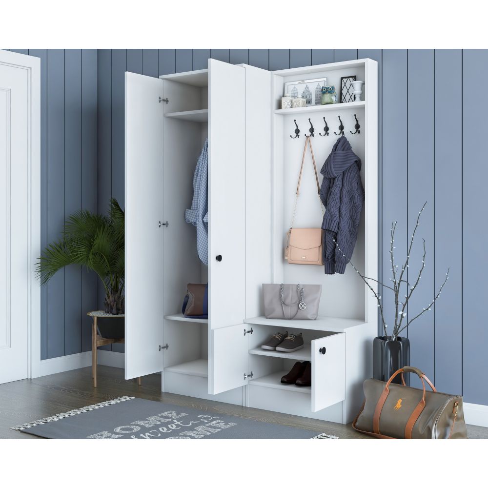 M5 - 1561 Bijeli Stalak za Hall slika 2