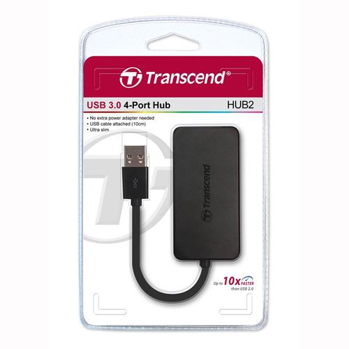 Transcend TS-HUB2K USB 3.0 Hub, 4-Port, Up to 5Gb/s slika 3