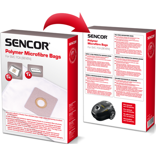 Sencor vrećice za usisavač SVC 7CA - 5PCS slika 1