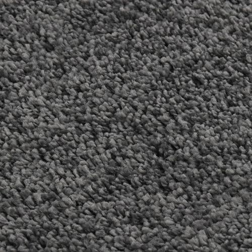 Čupavi tepih tamnosivi 80 x 150 cm protuklizni slika 4