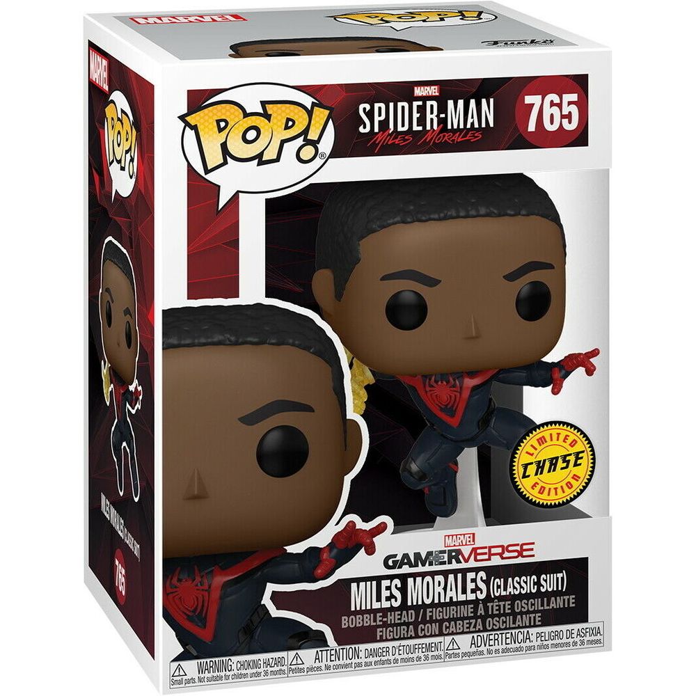 Funko POP figura Spiderman Miles Morales Classic Suit Chase slika 3