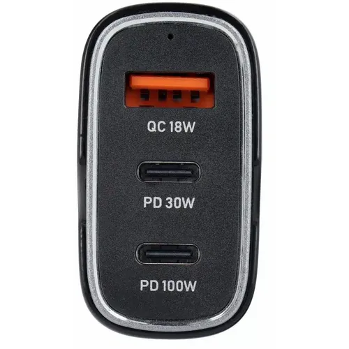 USB QC 3.0 auto punjač 18W + 2x Type C PD 100W+30W CC53-2C1A (ukupno 138W) slika 2
