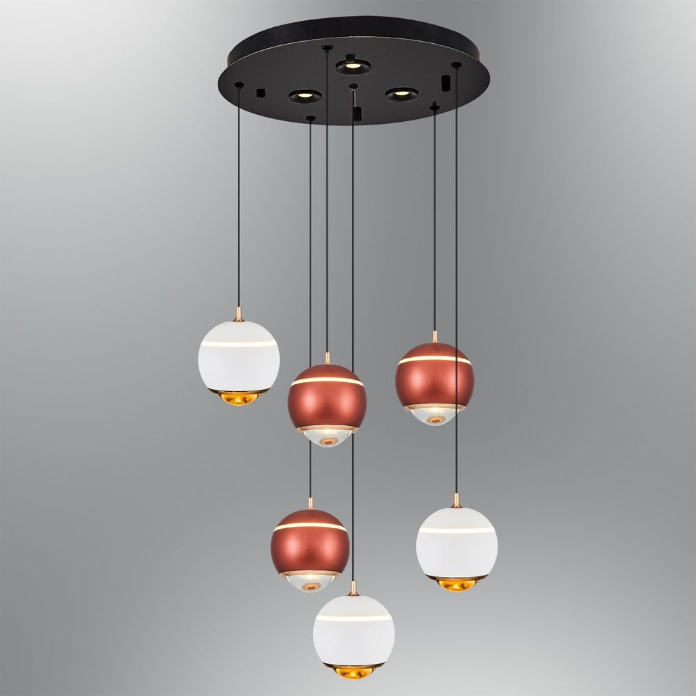 Luster 2806-6A-0104 – boje: bijela smeđa slika 1