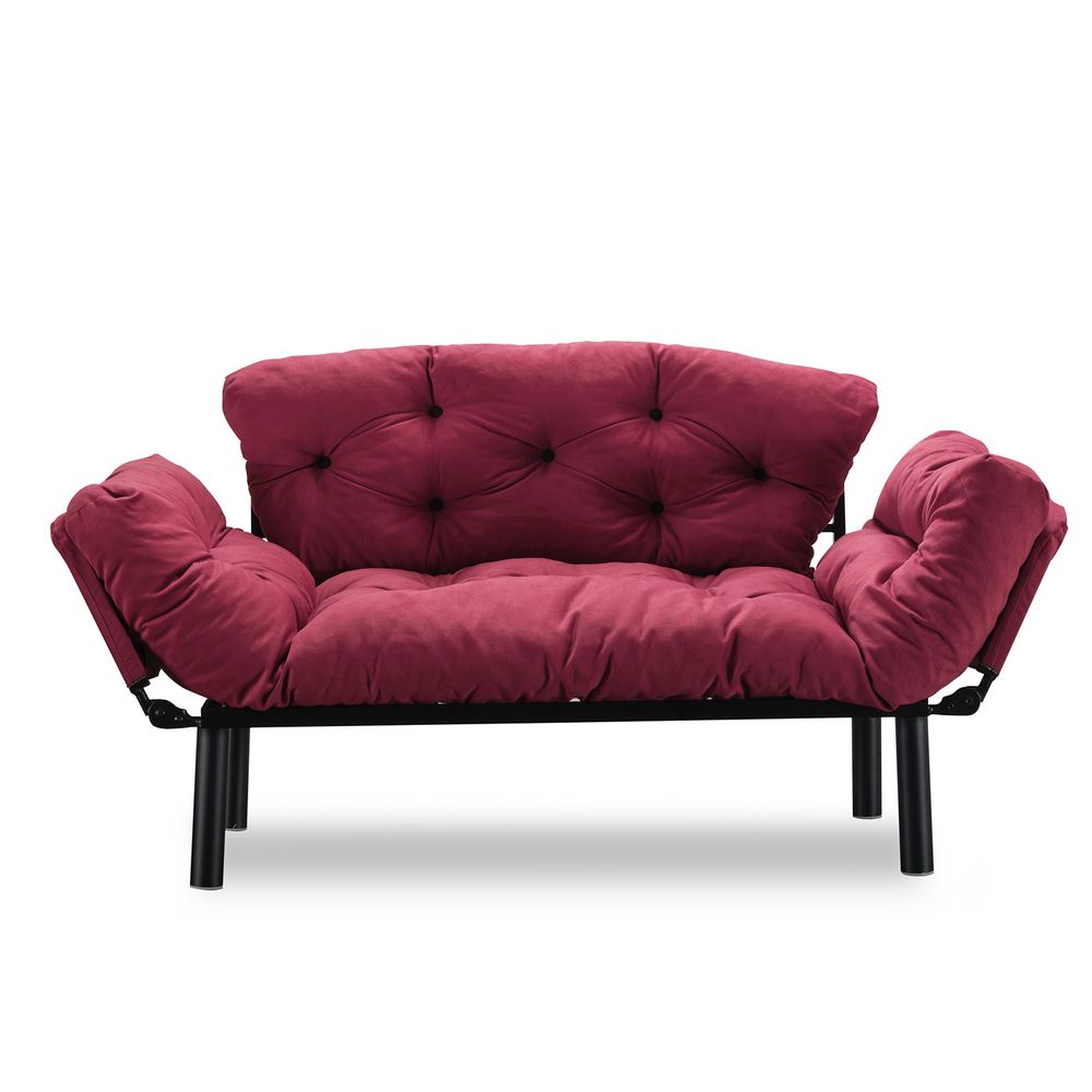 Nitta - Maroon Maroon 2-Sjedišni Sofa-Krevet slika 4