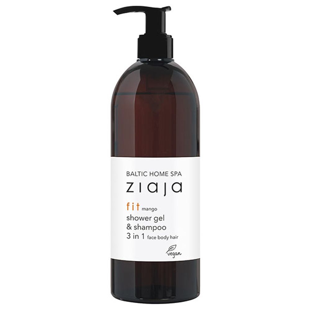 Ziaja  Baltic home spa fit 3 u 1 gel za tuširanje, šampon i gel za umivanje lica, mango 500 ml slika 1
