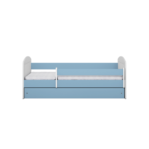 Drveni dječji krevet Classic s ladicom - plavi - 180*80m slika 3