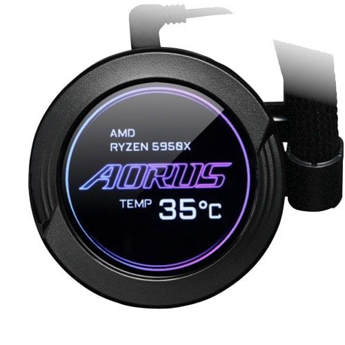 Gigabyte GP-AWATERFORCEX240 AORUS WATERFORCE X 240 (with LCD display AIO liquid cooler), Intel 2066, 2011,1366,115x,1200,1700 - AMD TR4, AM5, AM4, sTRX4 slika 4