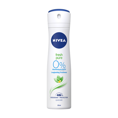 NIVEA Fresh Pure 0% Aluminium dezodorans u spreju 150ml slika 1