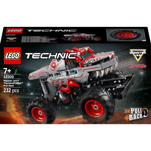 LEGO® TECHNIC™ 42200 Monster Jam™ ThunderROARus™ na povlačenje slika 5