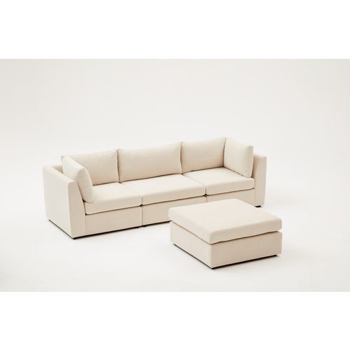 Atelier Del Sofa Kutna garnitura, Mottona Corner Sofa v2 - Cream slika 4