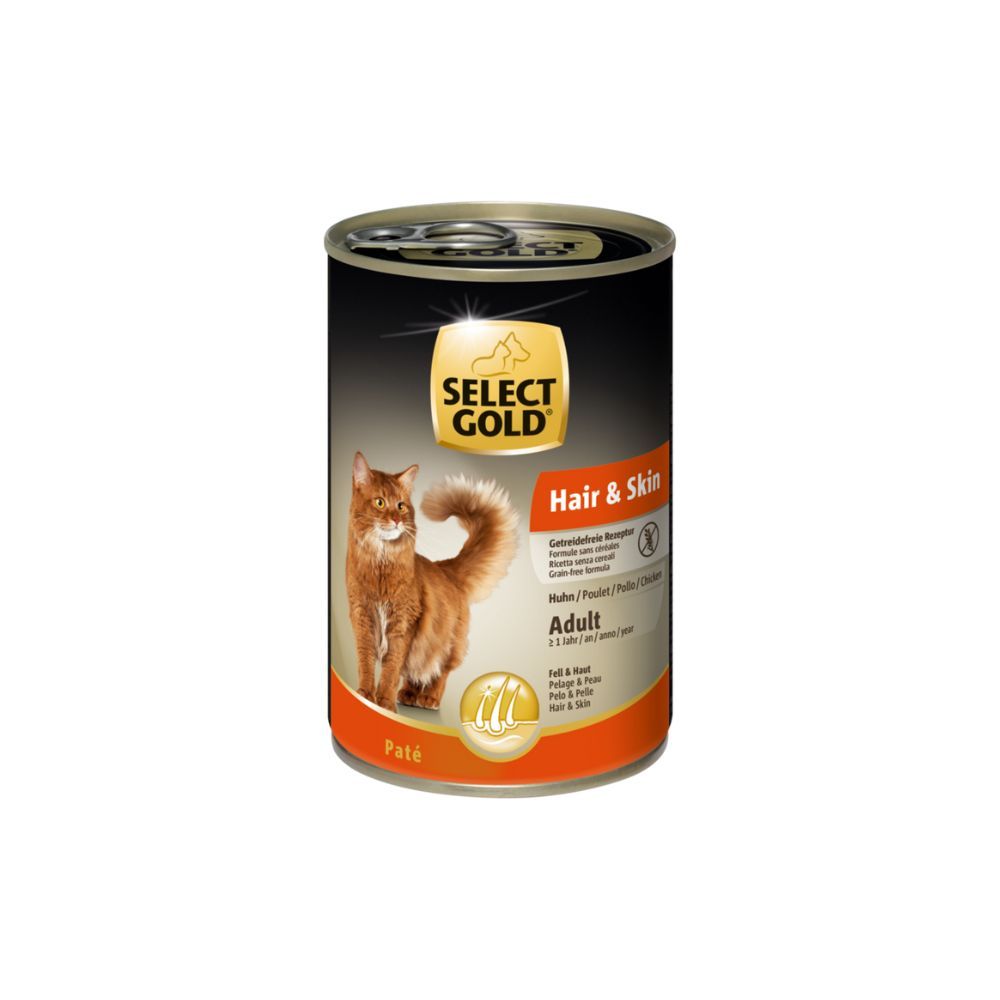 Select Gold Cat Adult Hair&amp;Skin piletina 400 g slika 1