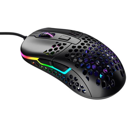 XTRFY M42 RGB, Ultra-light Gaming Mouse, Pixart 3389, Modular shell, Black slika 1