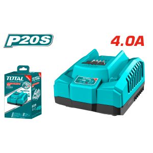 TOTAL Brzi inteligentni punjač,P20,4,0Ah TFCLI20411E