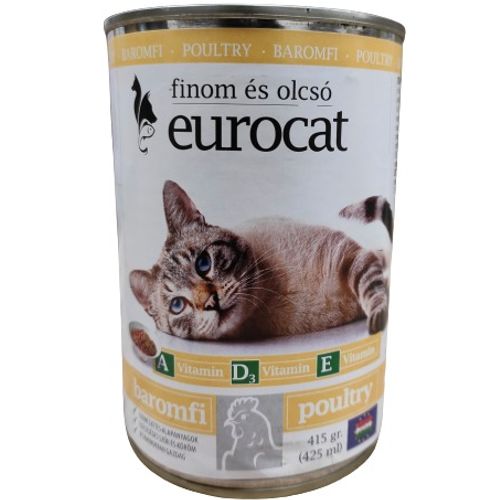 Euro cat konzervirana hrana za mačke  415G piletina  slika 1
