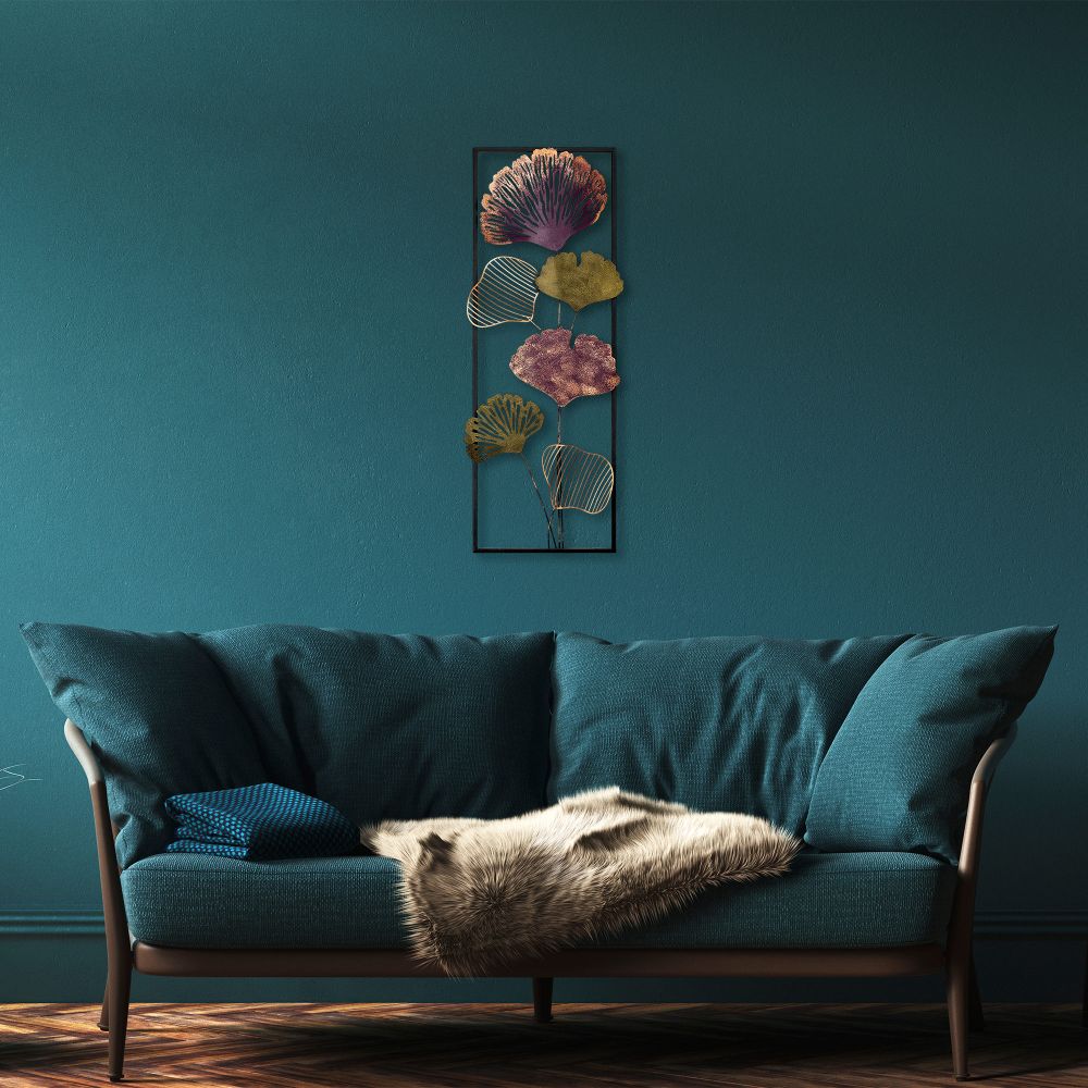 Decorative metal wall accessory Fig, colour: multicolor slika 3